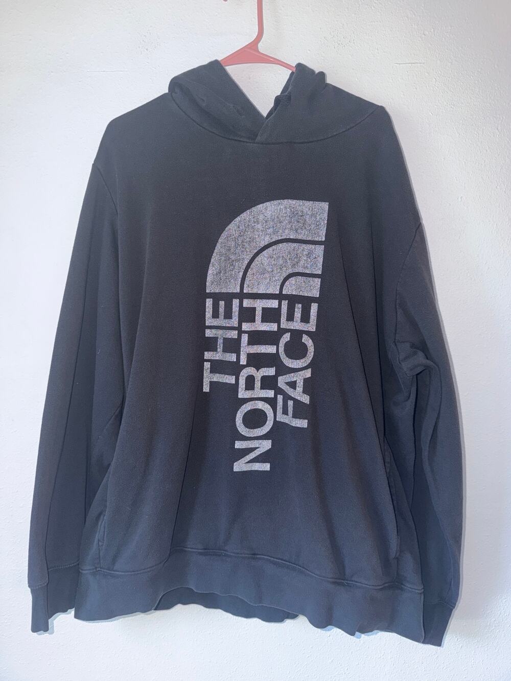 The North Face Black  Pullover Hooded Sweatshirt Hoodie Mens Size XXL